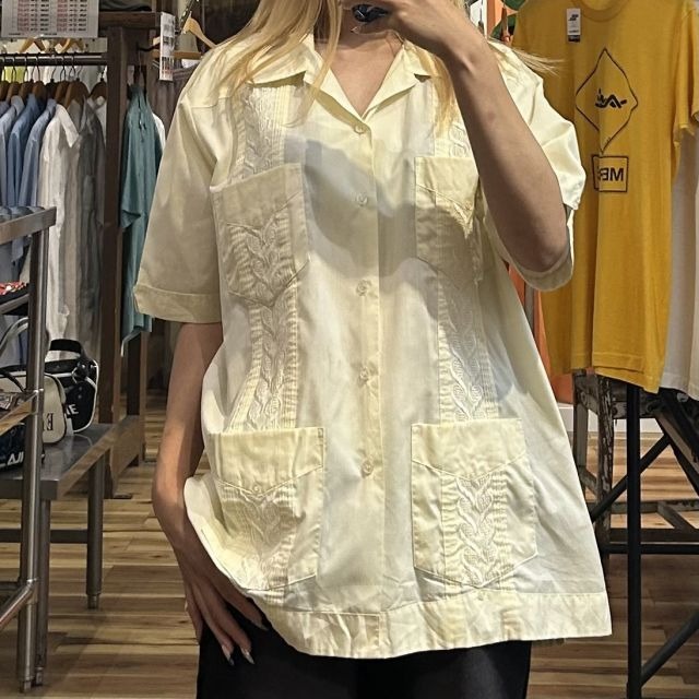 【USED】キューバシャツ