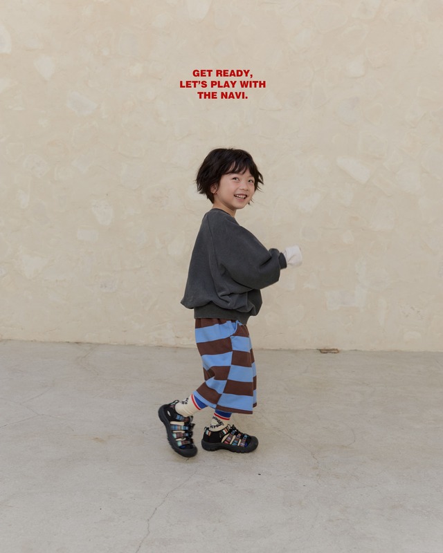 《送料無料》予約:スクエアバミューダパンツ【navi】