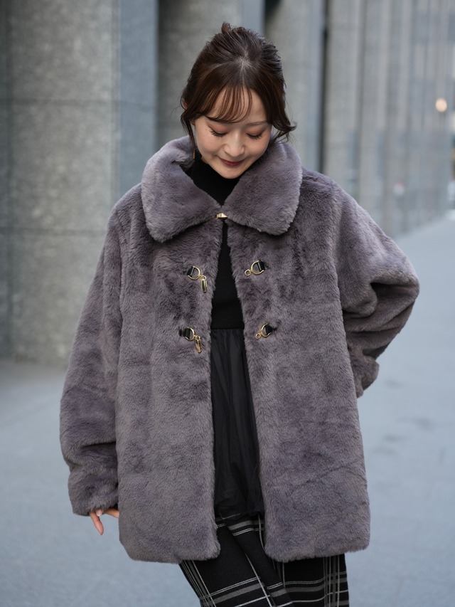 ラビットタッチファーコート