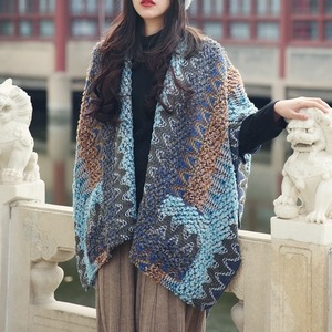 Ethnic Loose Knit Cardigan 2Colors M-146