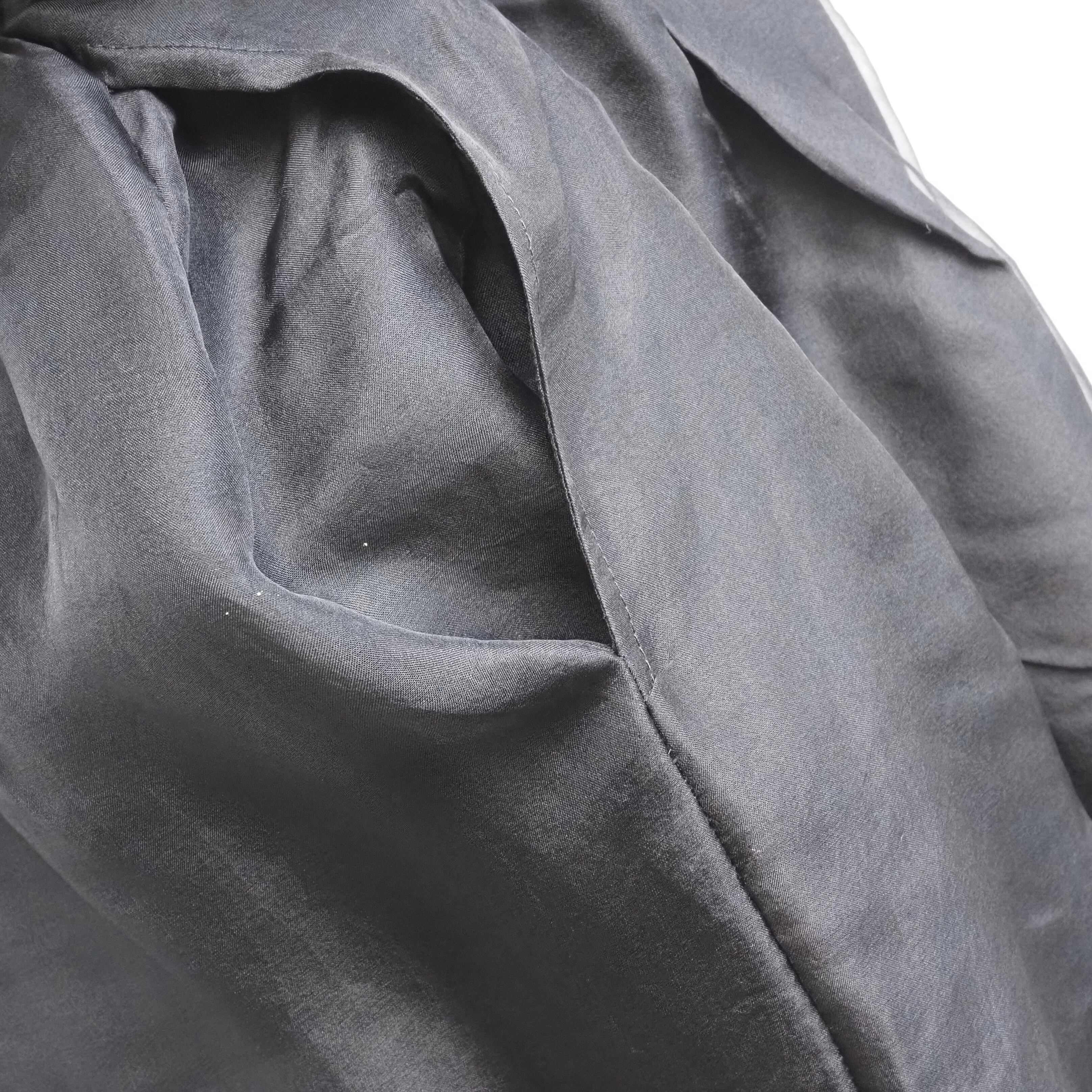 BUNON/Flower Layered Silk pants/シルクパンツ