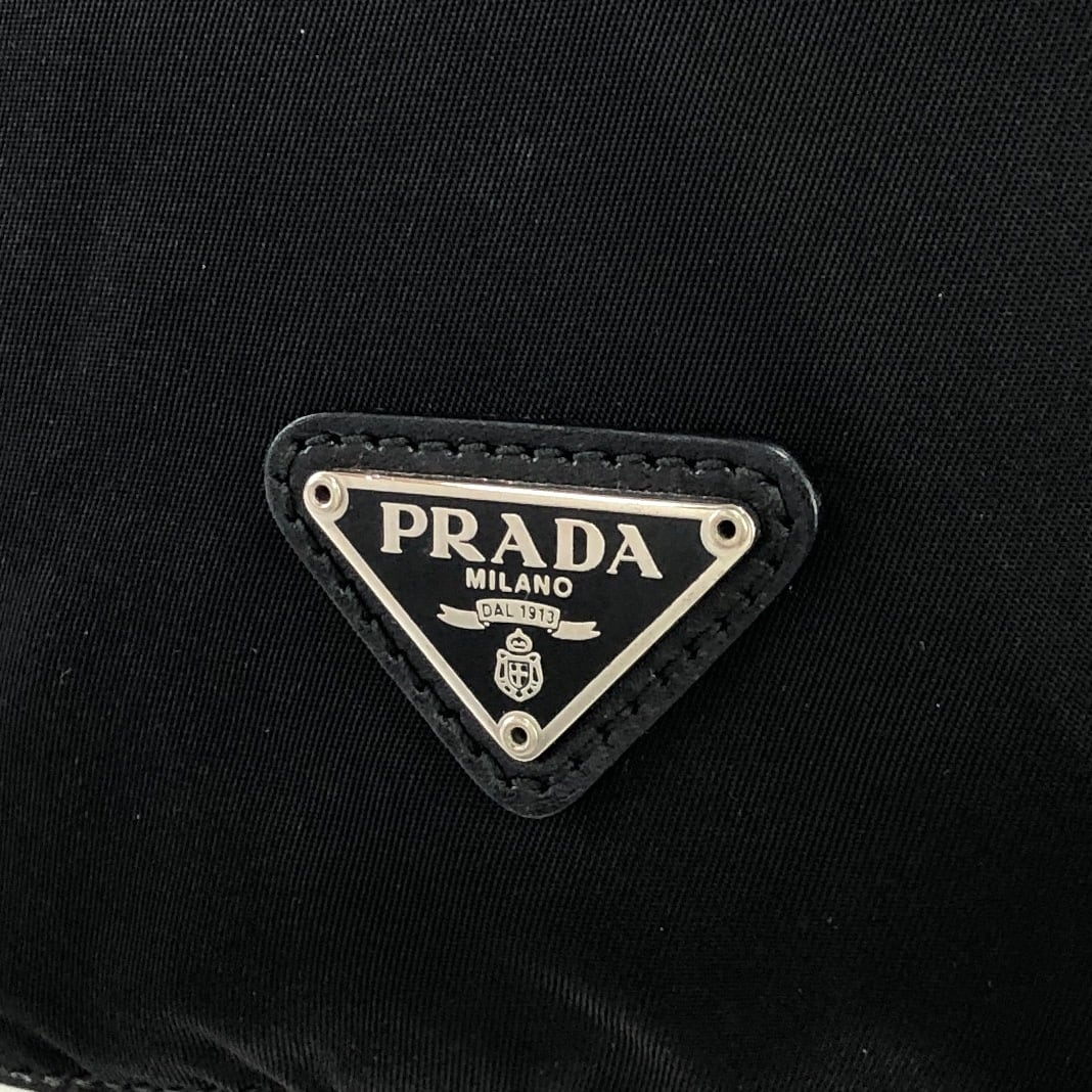 PRADA プラダ トライアングルロゴ ナイロン ミニバッグ 巾着 ポーチ 