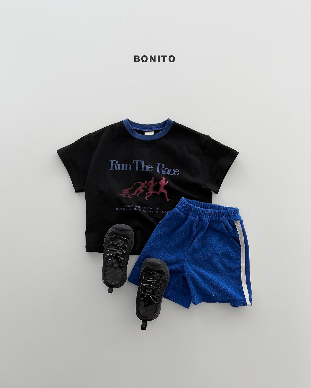 [BONITO] Run the Race Tee / [보니토] 런더레이스티