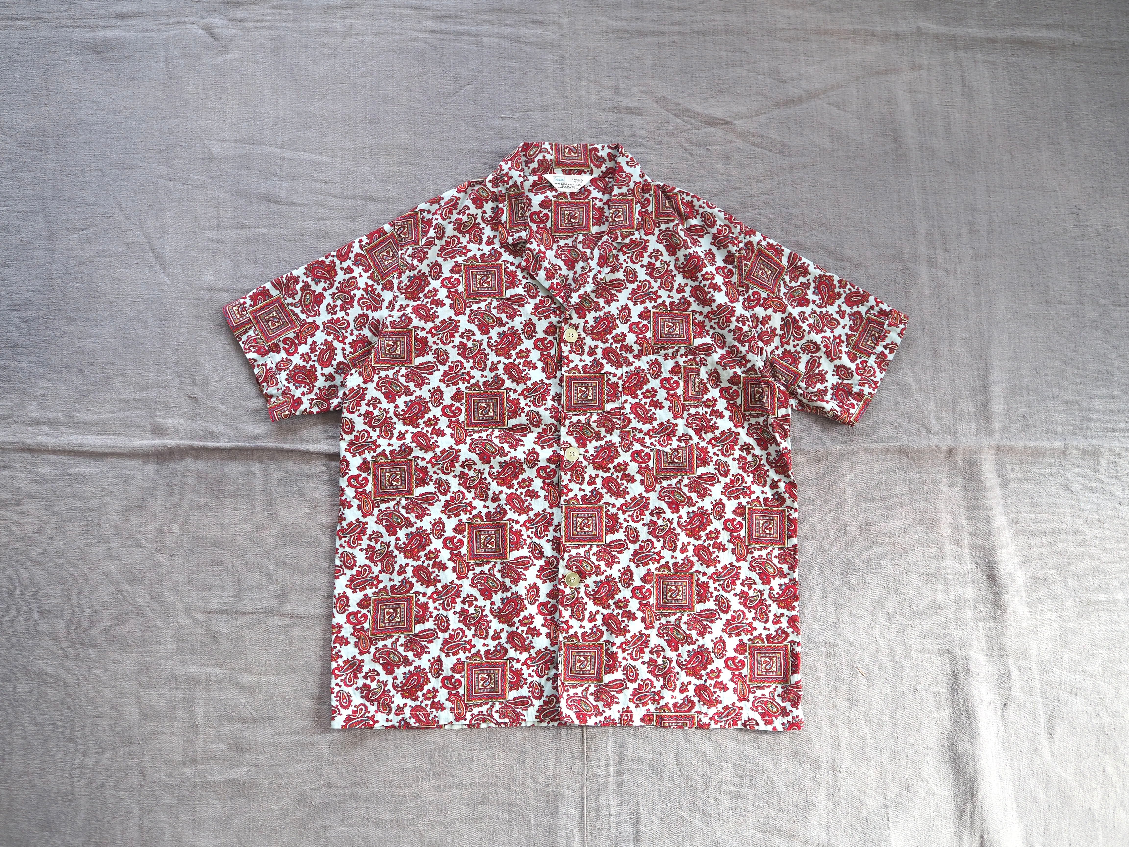 1960’s〜 Sears 半袖パジャマシャツ L