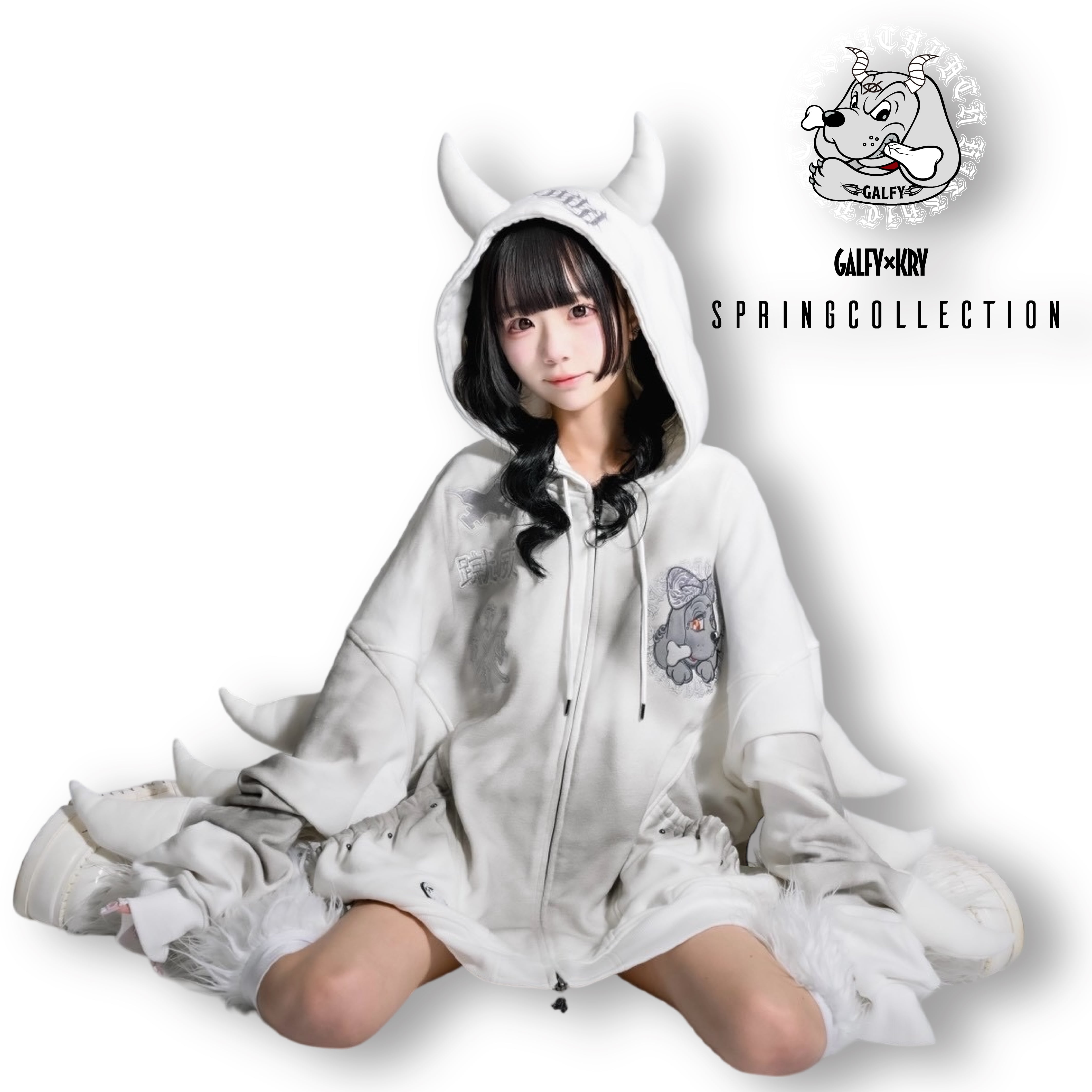 予約】「トゲトゲツノパーカー」 | KRY clothing