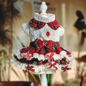 【取り寄せ】チェック柄フリルワンピース