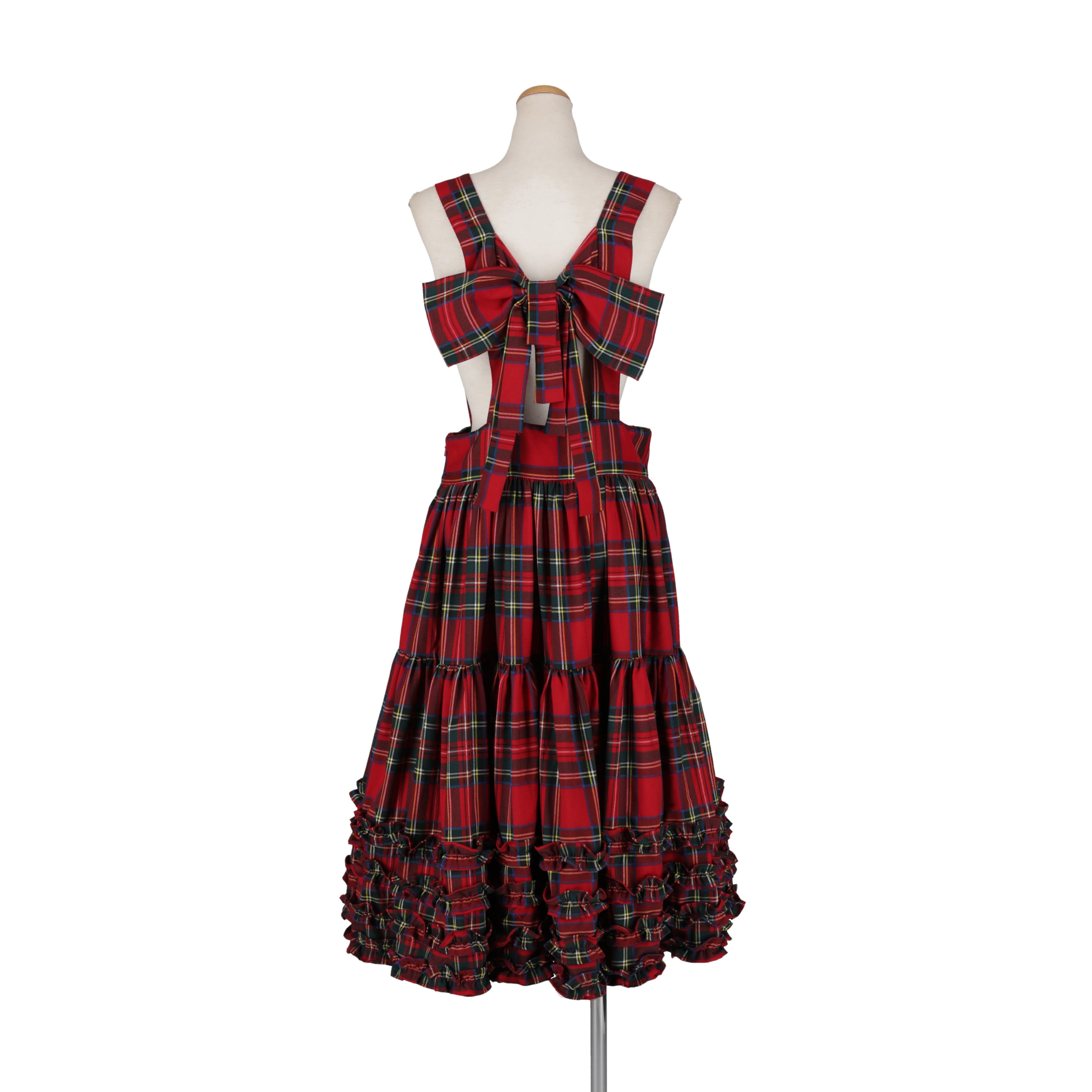 吊りリボンスカート RED 002