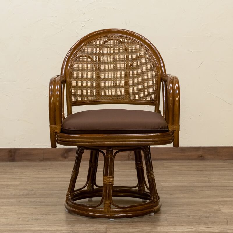 ラタン 回転座椅子 ハイタイプ | MUWEBLES 家具・インテリア MUWEBLES