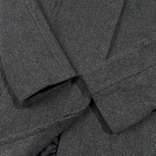 BURBERRY BLUE LABEL バーバリーブルーレーベル 襟ファー付き ウール コート サイズ 40 /チャコールグレー/三陽商会