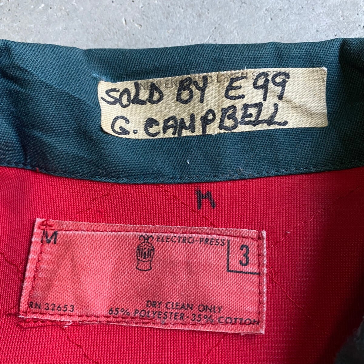vintage 50s 60s 70s スカル マルチプリント ジャケット 古着 70年代 ELECTRO PRESS ワークジャケット メンズXL相当 古着 セパレート