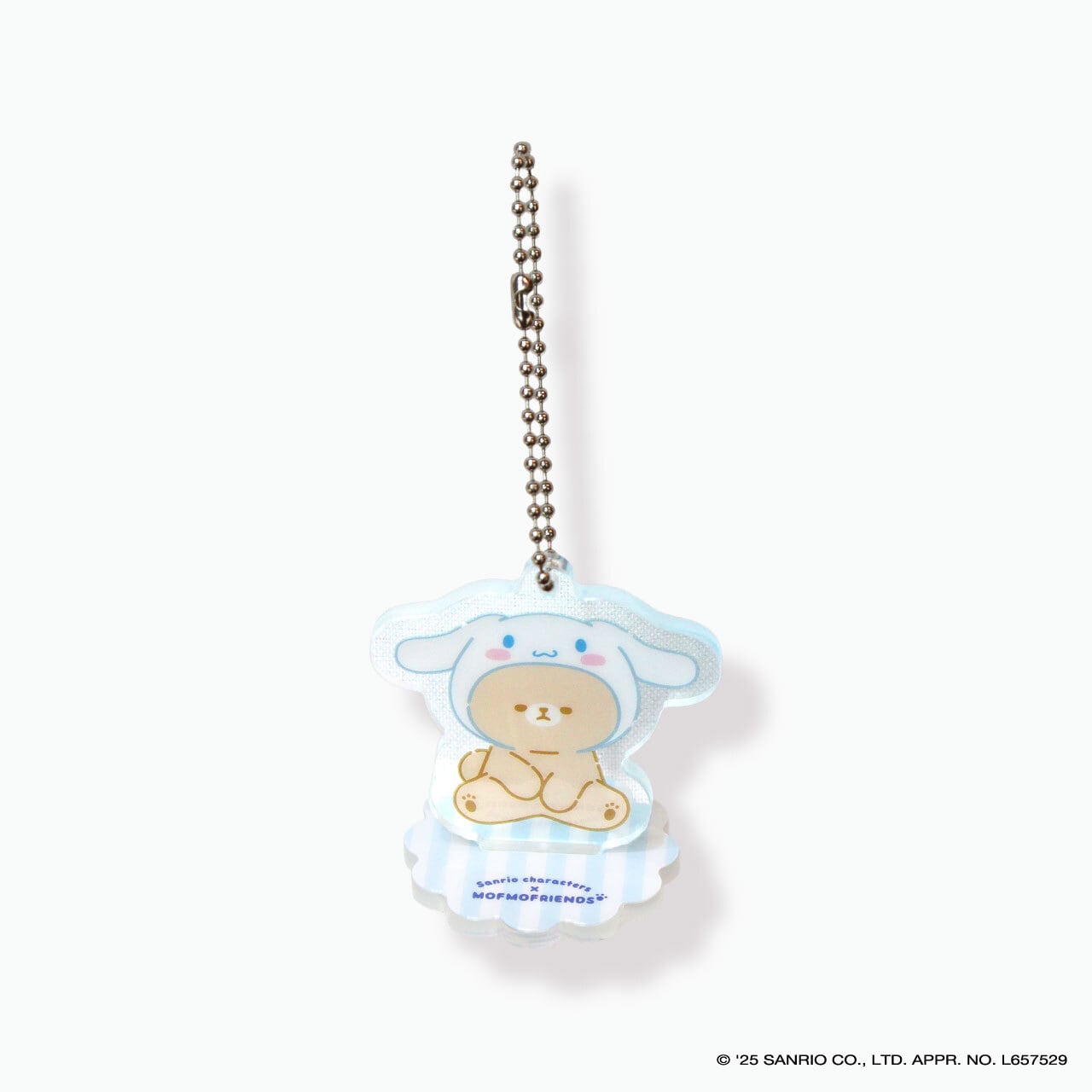 【mof】Sanrio characters x mofmofriends なかよしアクリルスタンドチャーム CINNAMOROLL×ネザーランドドワーフ / MFS008-2