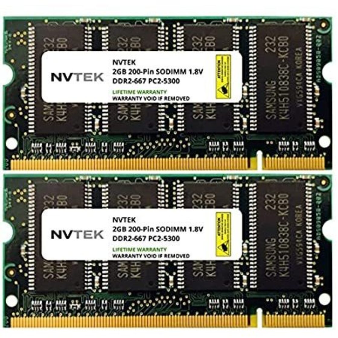 ノートパソコンメモリ 2GB 2枚セット♪