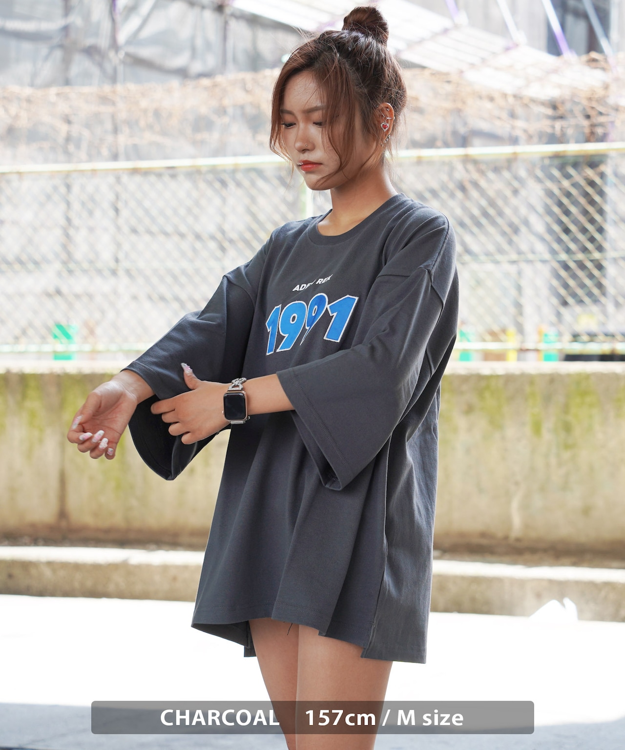 \SALE/◆1991刺繍 スーパーワイド Tシャツ◆ir-h126221