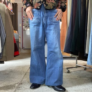 navdungaree　US NAVYデニム  セーラーパンツ