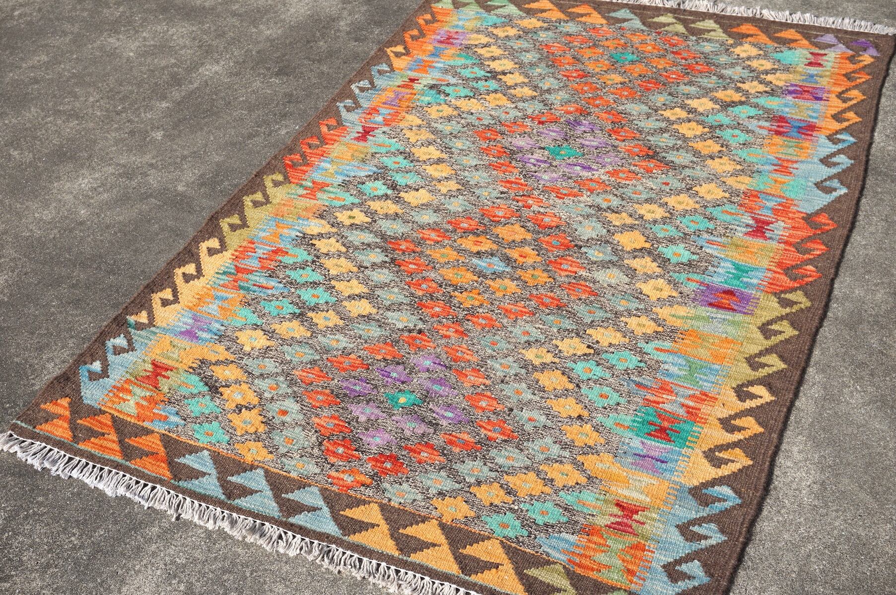 60年代イタリア製 vintageカーペット ハンティング キジ 自然 553 60年代イタリア製 vintageカーペット ハンティング キジ 自然 553