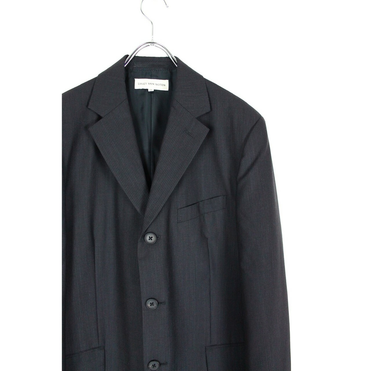 DRIES VAN NOTEN 2Bピンストライプテーラードジャケット 【ME-0610】 | cv