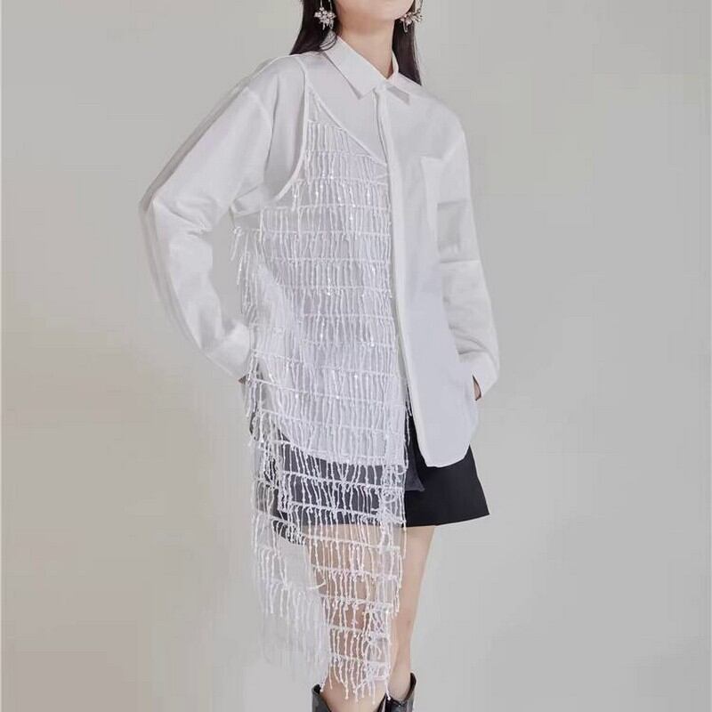 ワイドメッシュシャツ A0346