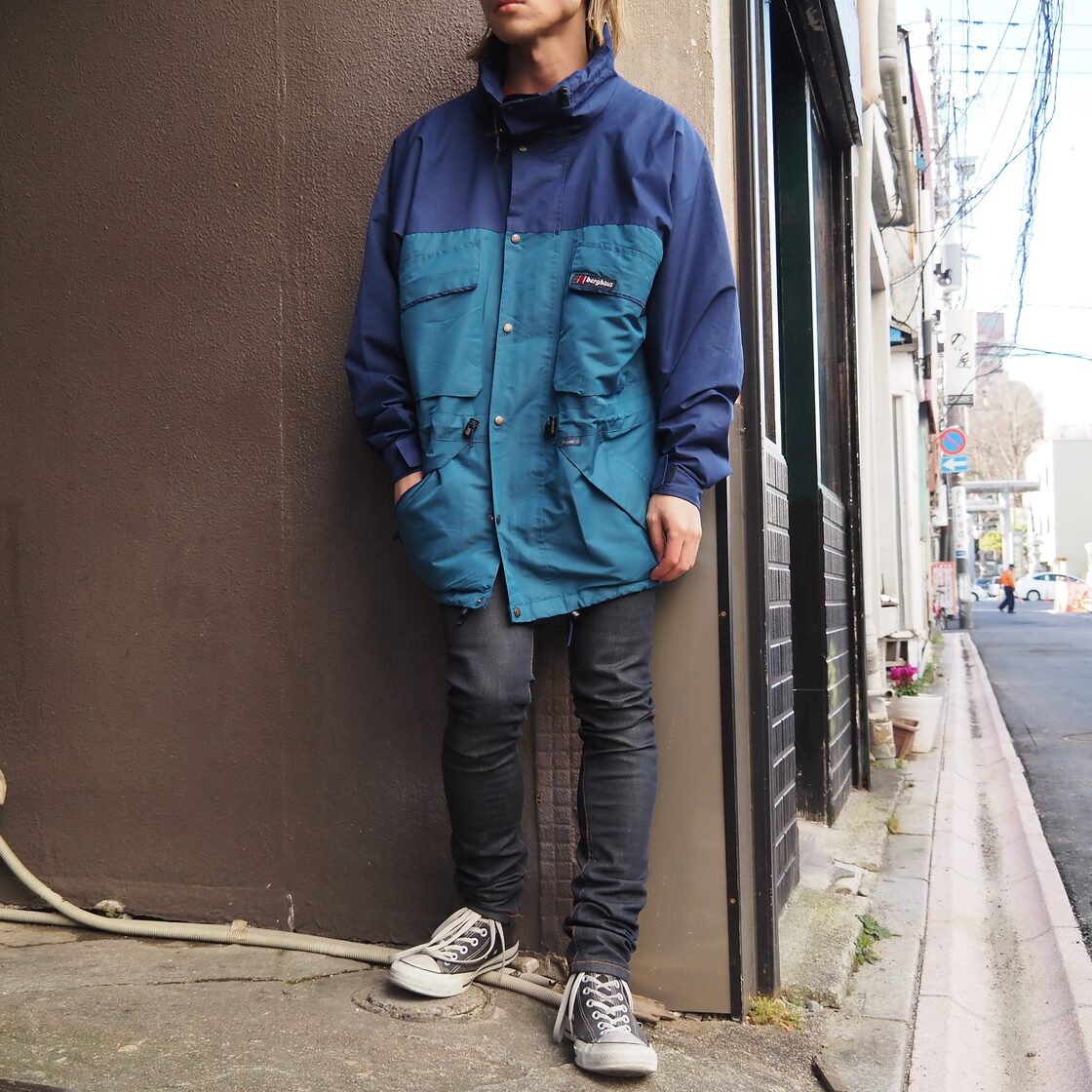 Oasis UK 1980 s Vintage Berghaus Aquafoil Shell Jacket バーグハウス ビンテージ PAY ID