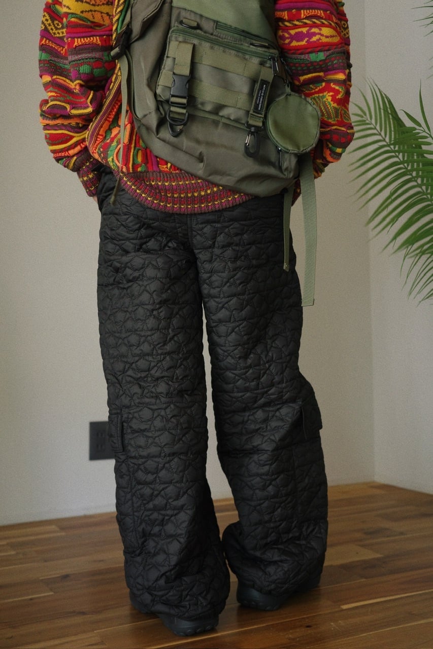 スターキルティングパンツ/ブラック | osrsofficial