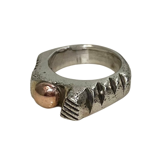 CIPPY CRAZY HORSE sv × k14 comtemporary design ring