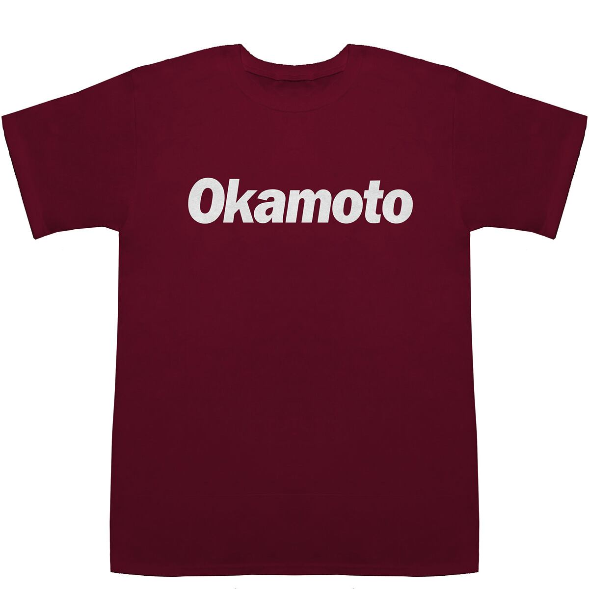 岡本 オカモト Okamoto T-shirts【Tシャツ】【ティーシャツ】【名前