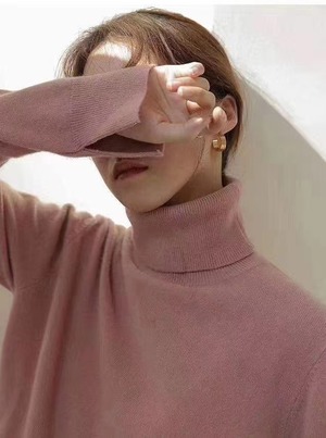 袖口スリット入り　ハイゲージニット　AJ2205−D04