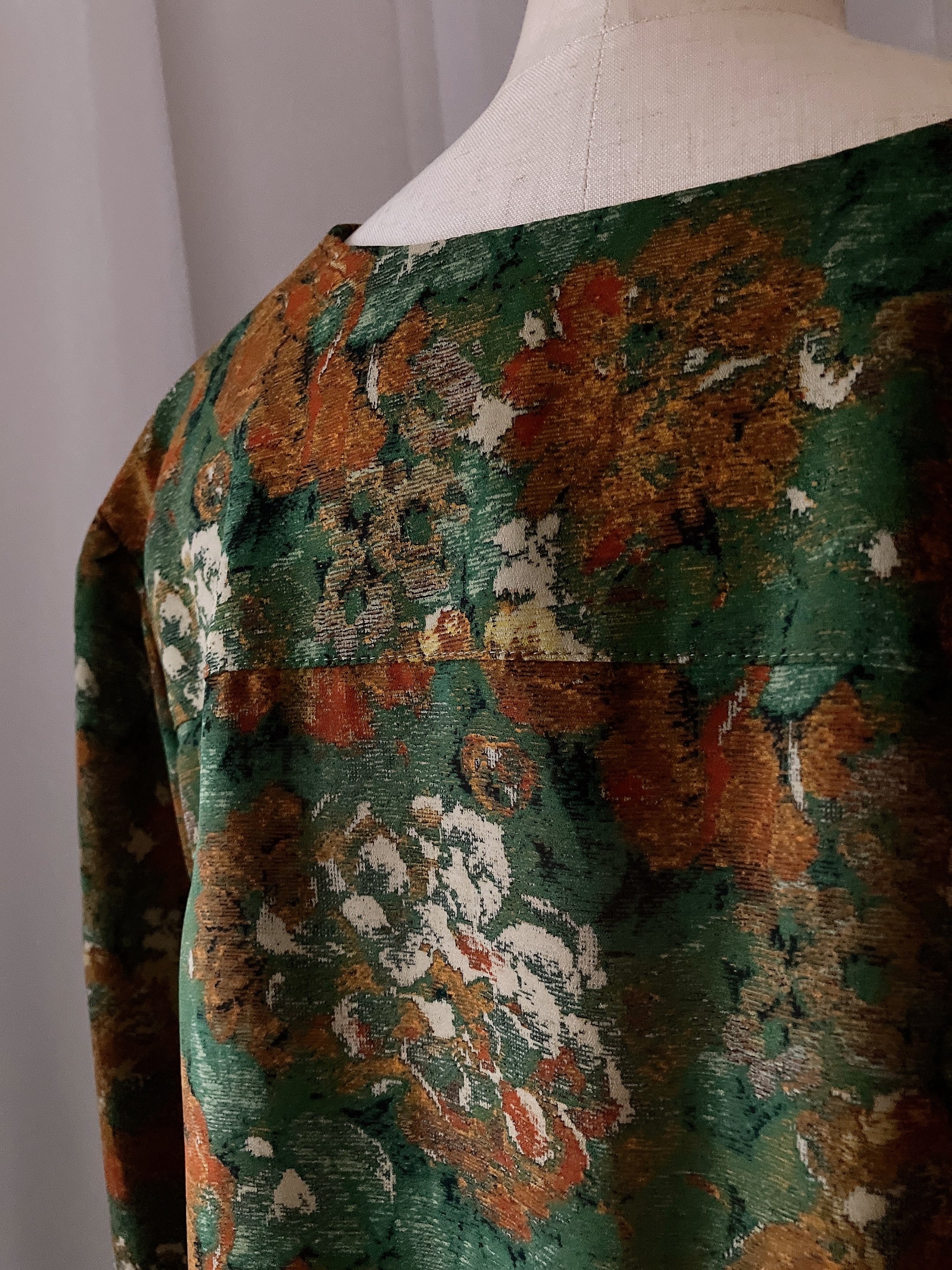 used レトロ 緑系 総柄 カーディガン 古着 ヴィンテージ vintage used レトロ 緑系 総柄 カーディガン 古着 ヴィンテージ vintage