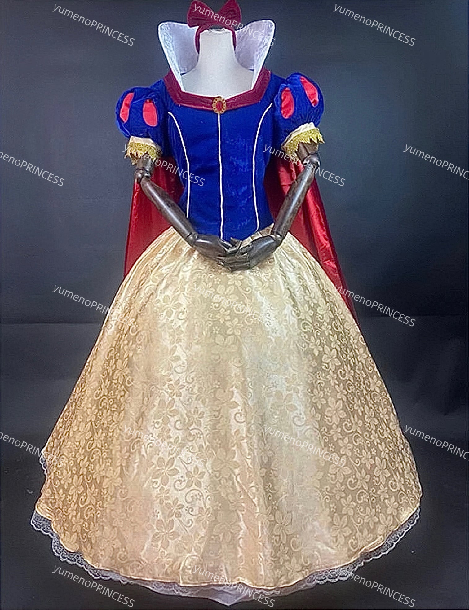 カレーライス／プロフ一読くださいページ白雪姫　衣装　Dハロ　コスプレセット ディズニー 白雪姫 ドレス コスプレ衣装 Dハロ | yumenoPRINCESS