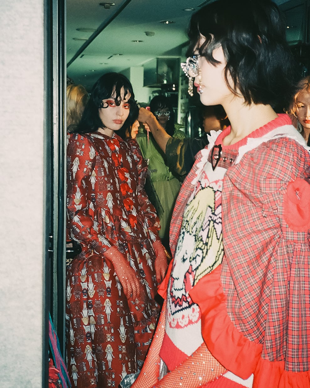 ジャガードジャケット　RED