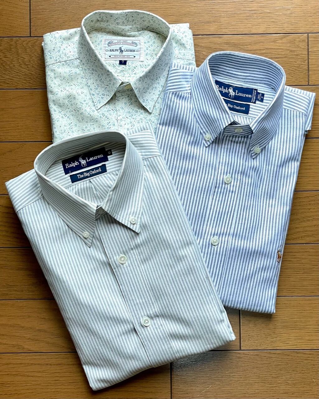 90年代 ビンテージ Ralph Lauren 女性用ビッグオックスフォードBD