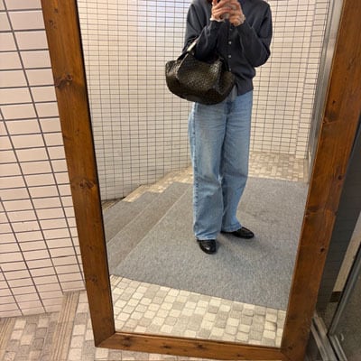 B.stuff 超貴重!メッシュバッグ(小) ブラックオリーヴ