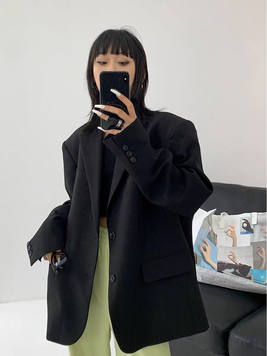 ブラックオーバージャケット G11CJA0012