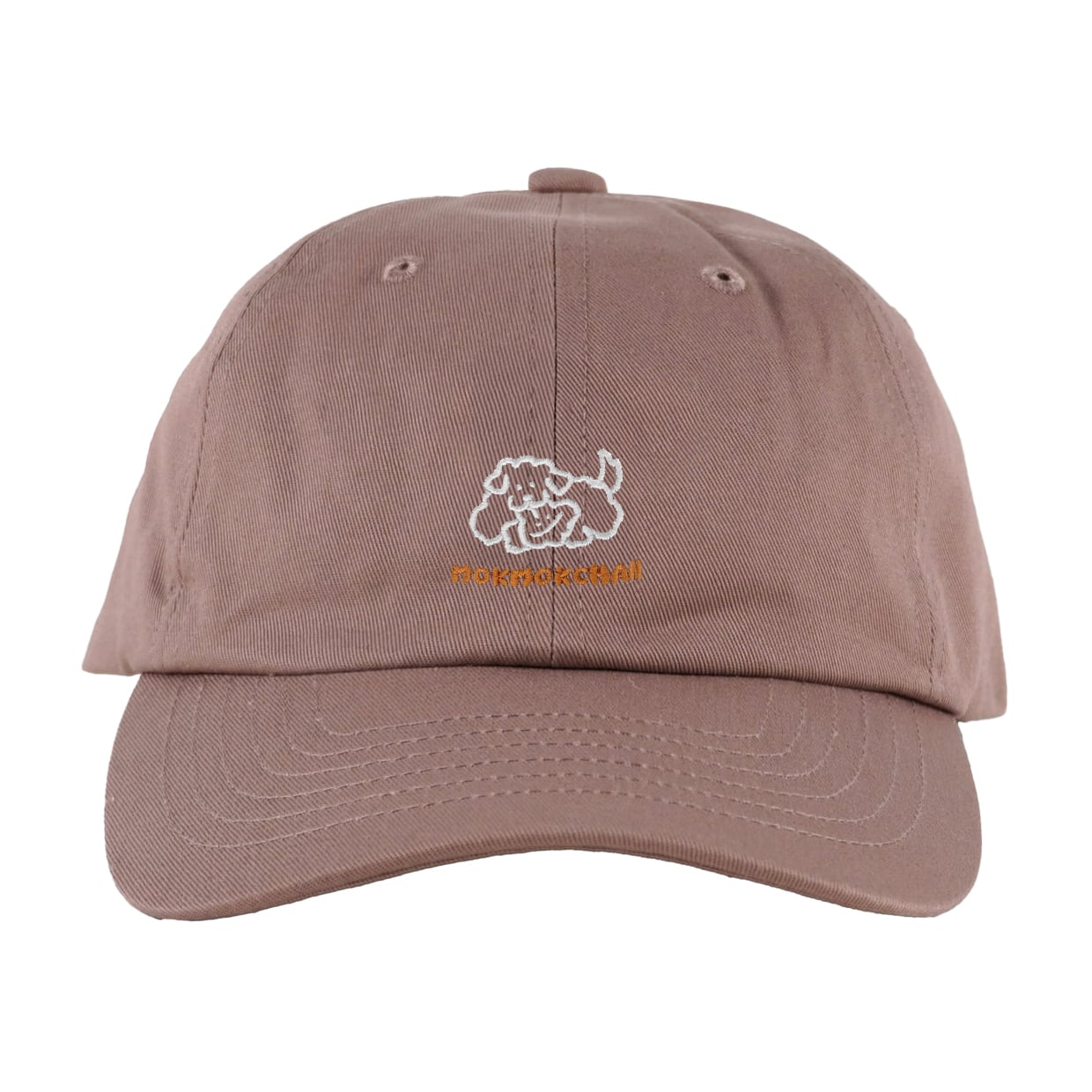わん茶ちゃん キープ わんウサ刺繍CAP/スモーキーモーブ（MK-686) | もくもくちゃん公式