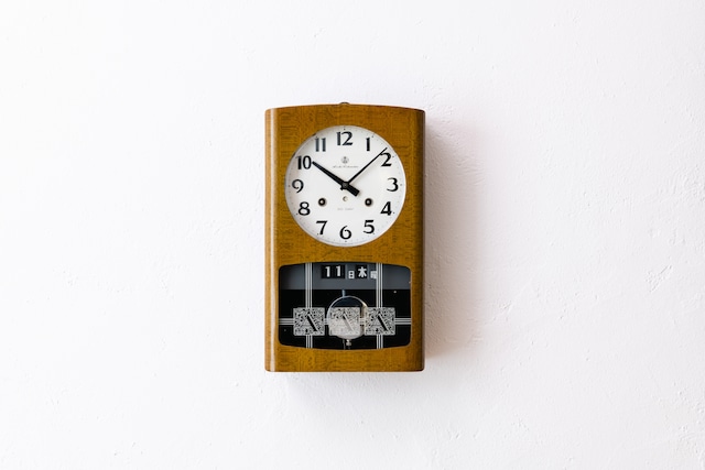 【ANTIQUE】愛知時計電機製造 30daysカレンダー・1970年後半頃の製造・メンテナンス済