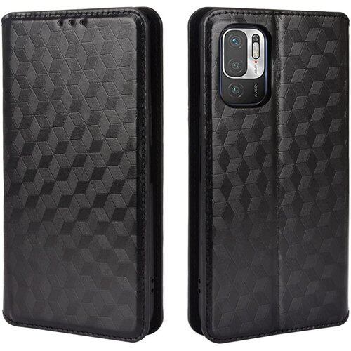 kawaylJP For Xiaomi Redmi Note 10T ケース 手帳型 スマホケース Redmi Note 10T / Note 10 JE XIG02 カバー おしゃれ ケース 手帳型 肌感レザー Note 10T / Note 10 JE XIG02 用 保護カバー 耐衝撃 スマホケース アクオス 全面保護 スマホケース Redmi Note 10T 手帳型 ブラック 2504