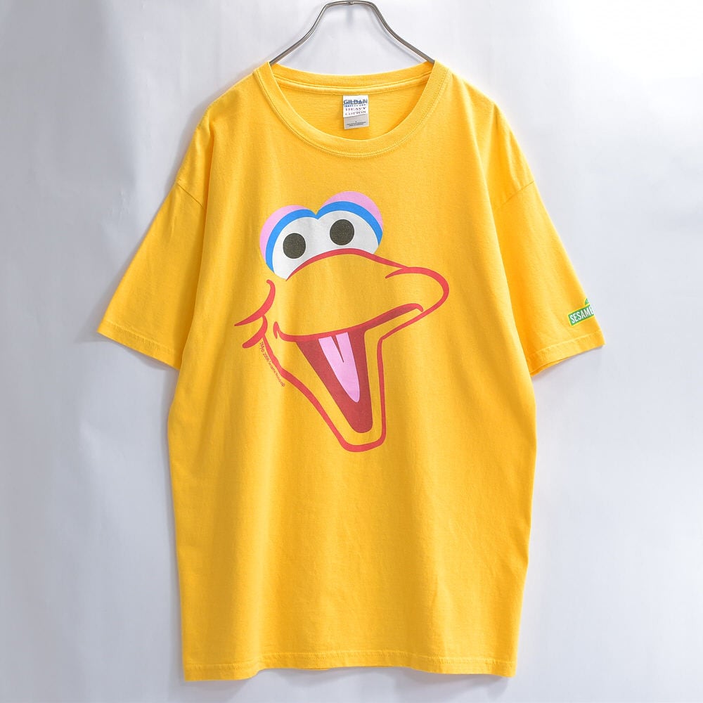 00s SESAME STREET セサミストリート ビッグバード フェイスプリントT