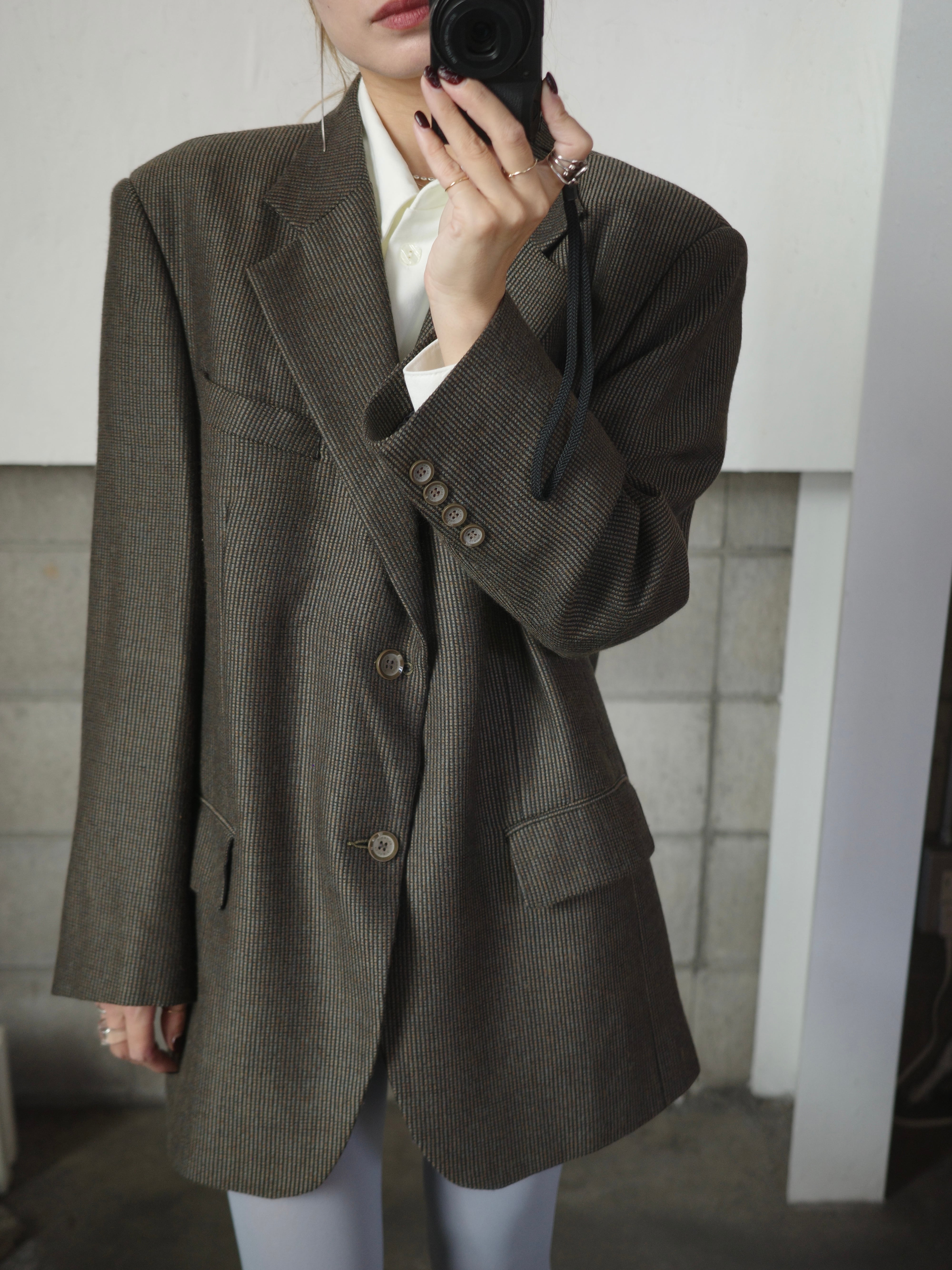 <vintage>mix color over jacket