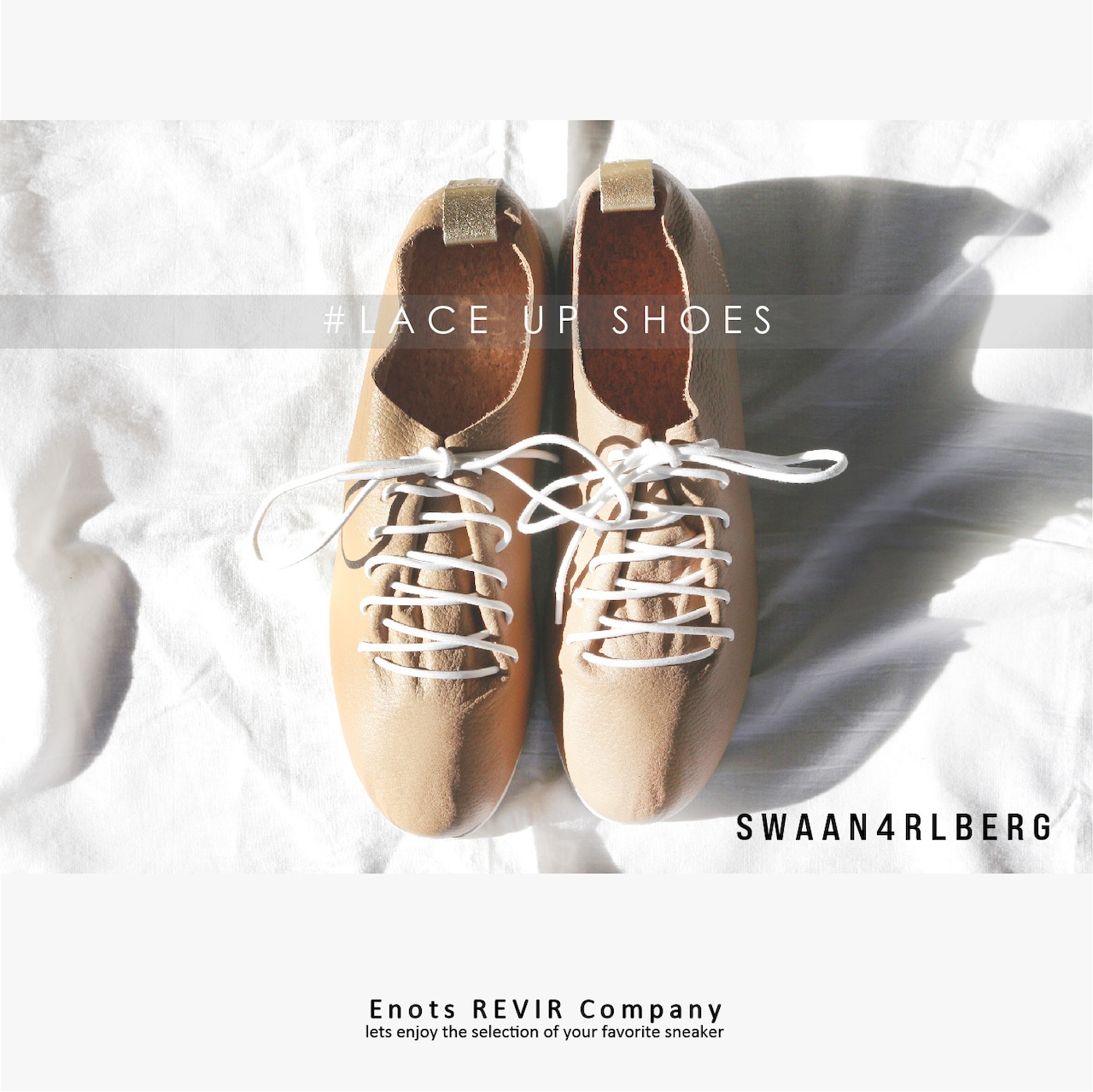 SWAANARLBERG スワンアルバーグ シューズ レディース　レザーシューズ LACE UP SHOES SW-L01-L01-CA CAPPUCCINO カプチーノ