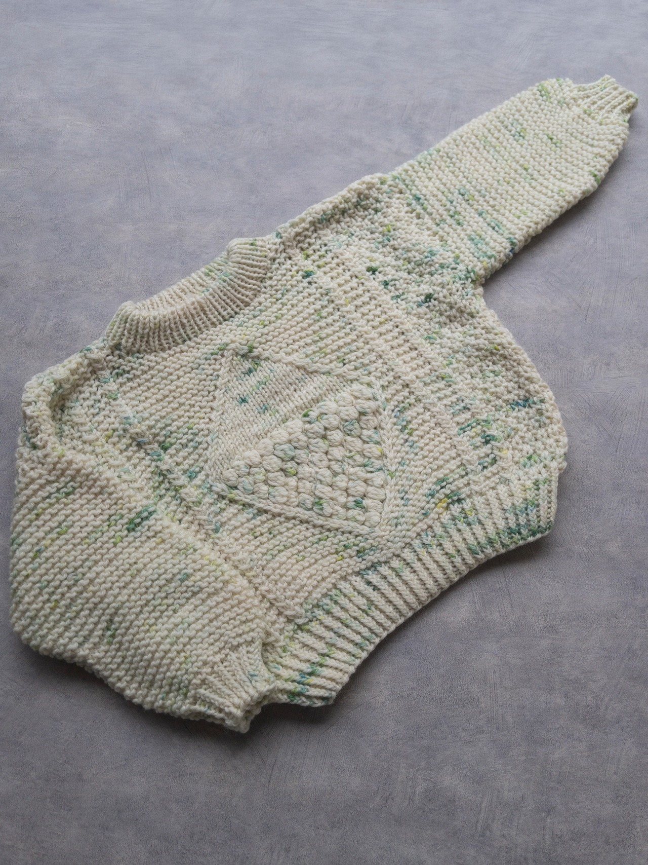 《即納》FLUFFWEAR / Diamond Alan Sweater Feelds Confetti  - 4Y