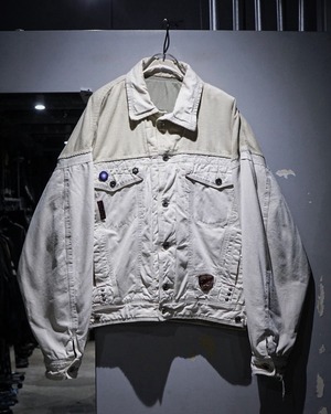 【add (C) vintage】Corduroy Switching Vintage Duck Tracker Jacket