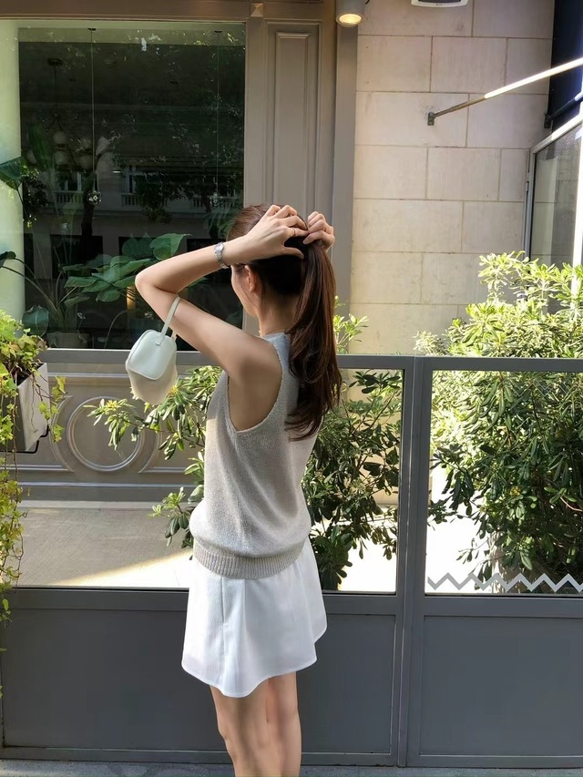 (予約) ounce / Jude seersucker skirt 2color