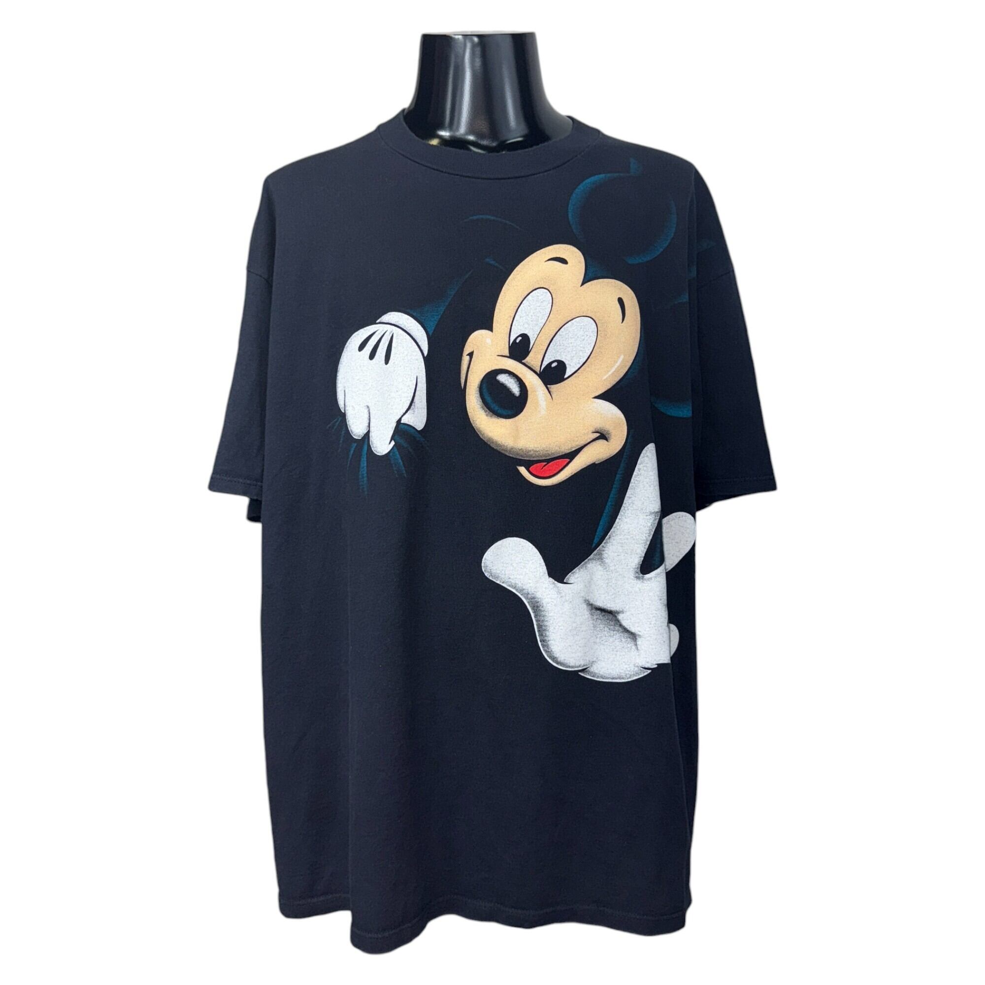 【レア】USA製DisneyOriginalsヴィンテージミッキーTシャツ DISNEY】 ディズニー ミッキー USA製 Vintage Tシャツ ONE SIZE