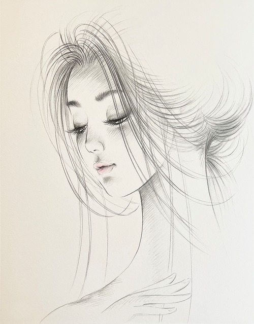 鶴田一郎　「後れ毛 (okurege) SE」