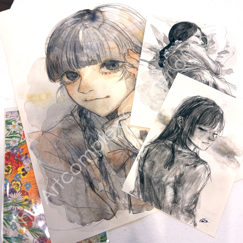 八崎ここ「ドローイングセット」