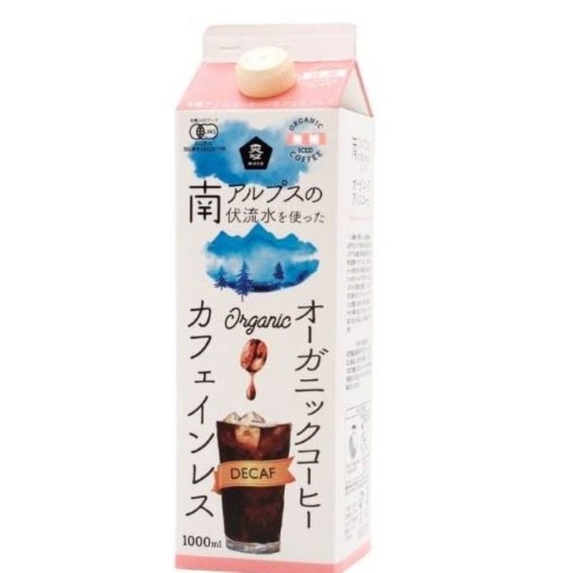MUSO　オーガニックアイスコーヒー カフェインレス無糖　1000ml