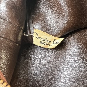 Diorトロッター キャンバス ハンドバッグ ブラウン A-8926