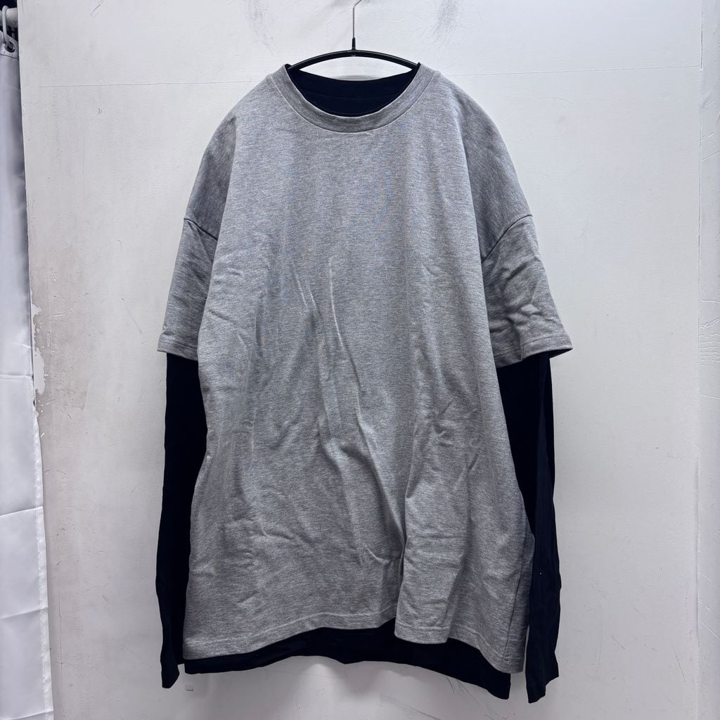 JIL SANDER ジルサンダー 23AW BackPrint Layered L/S Tee 長袖Tシャツ