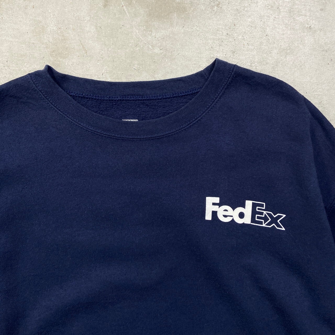FedEx フェデックス 企業ロゴプリント スウェットシャツ メンズ3XL 