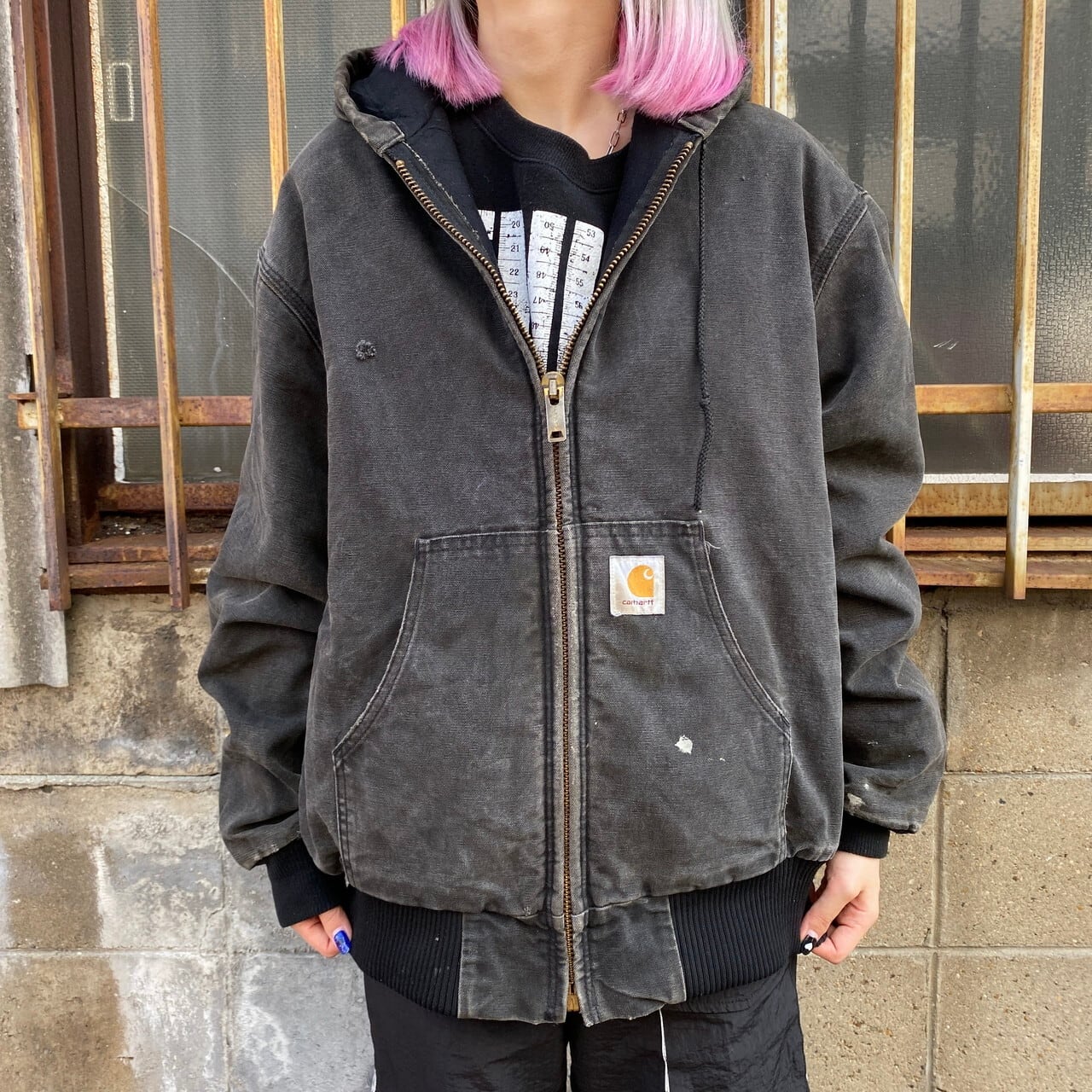 80年代 Carhartt カーハート ダック地 アクティブジャケット ユニオン  