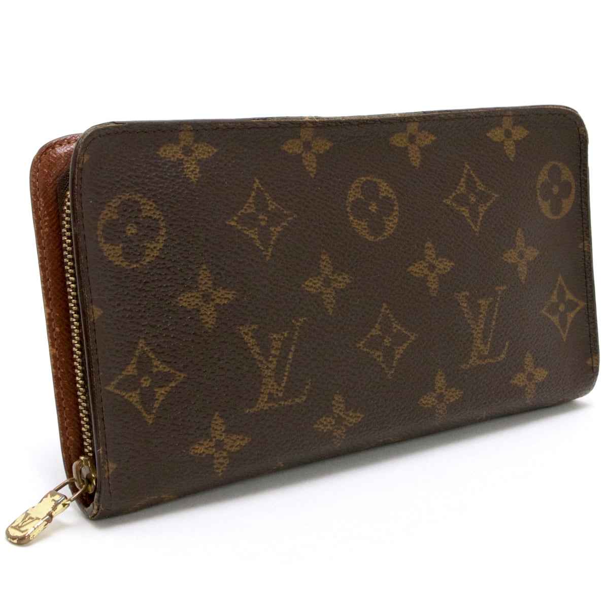 ルイヴィトン モノグラム ラウンドファスナー 長財布 ポルト モネ ジップ M61727 LOUIS VUITTON